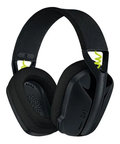 Headset over-ear gamer Fone sem fio Logit...