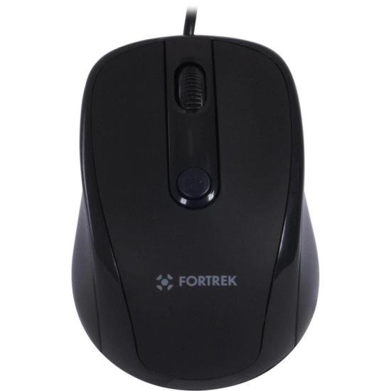 Mouse Fortrek OM103BK USB 2400 Dpi Preto ...