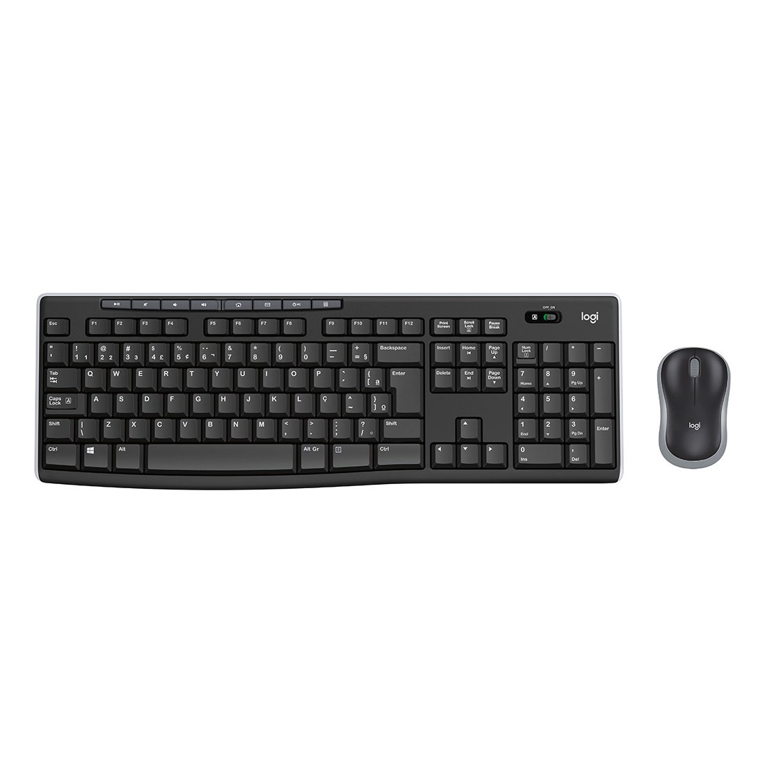 Kit Teclado e Mouse Logitech MK270 Preto ...