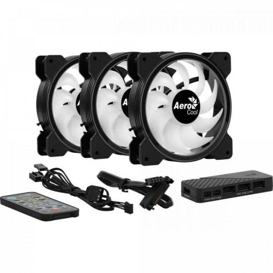 Kit 3 Coolers Aerocool Saturn 12 Pro ARGB...