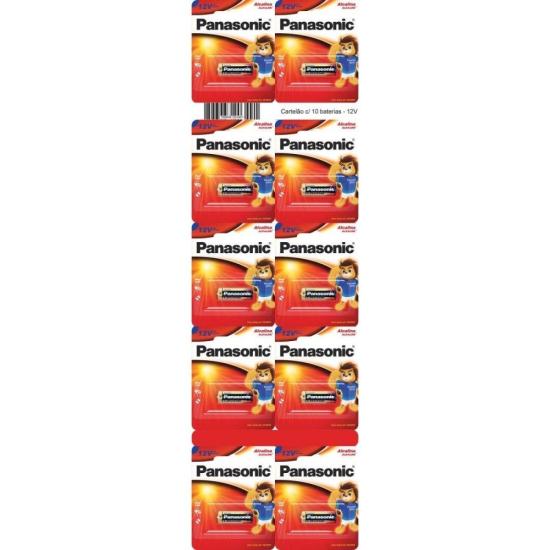 Pilha Alcalina 12V 23A (C/10 Pilhas) Pana...