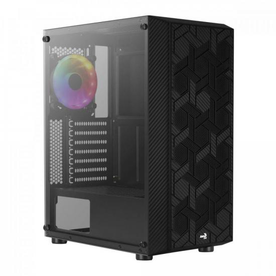 Gabinete Gamer Aerocool Hive Preto RGB La...