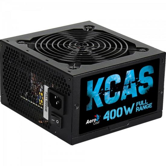 Fonte Gamer ATX Aerocool KCAS 400W 80 Plu...