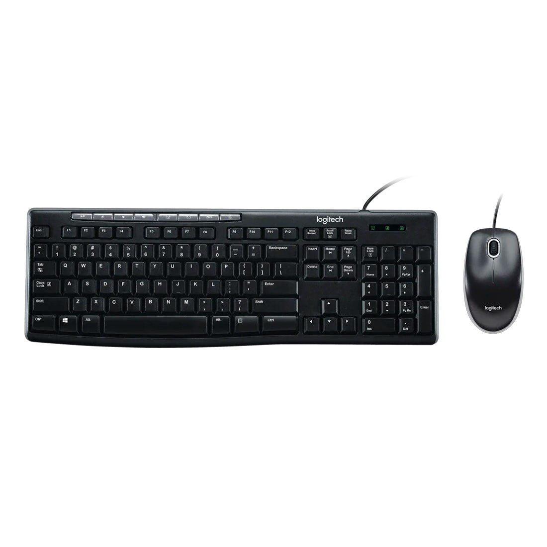 Kit Teclado e Mouse Logitech MK200 Cinza ...