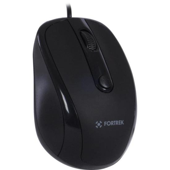Mouse Fortrek OM103BK USB 2400 Dpi Preto ...