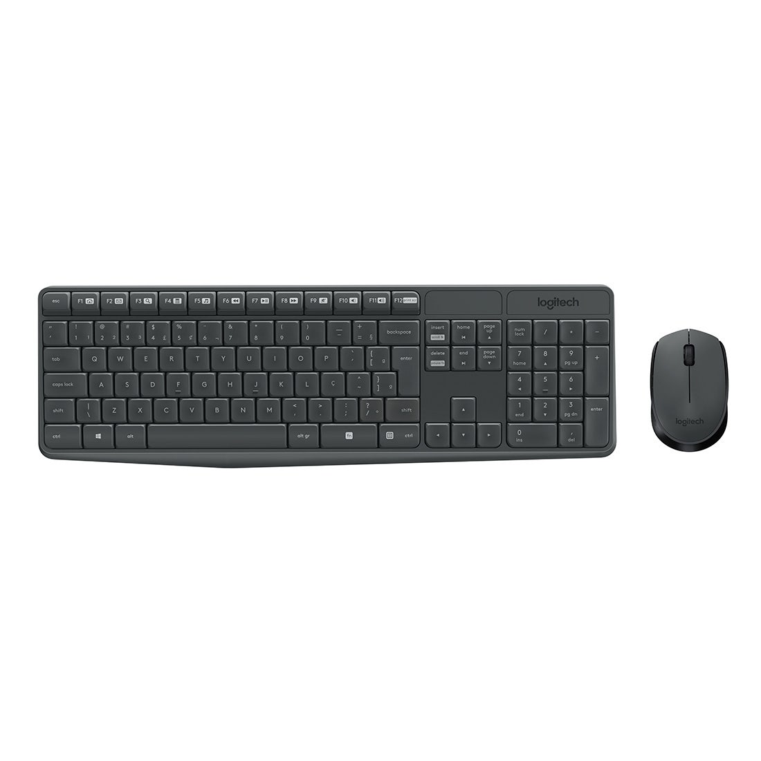 Kit Teclado e Mouse Logitech MK235 Preto ...