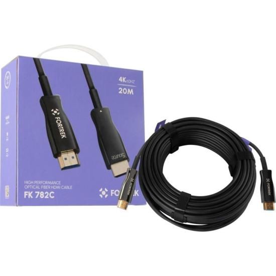 Cabo HDMI Fibra Óptica 4k FK 782C 20m For...