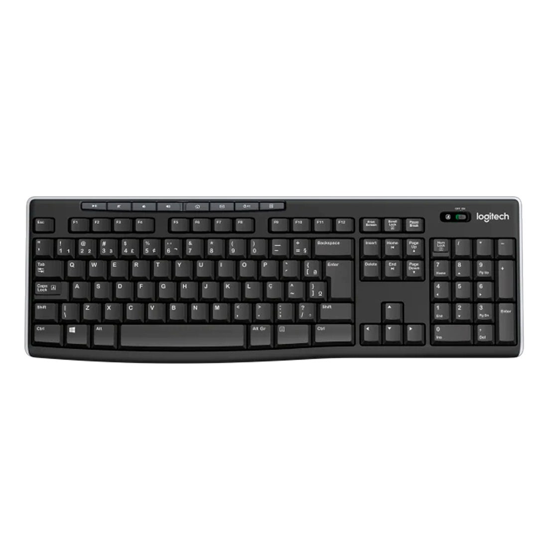 Teclado Logitech K270 Preto sem fio - 920...