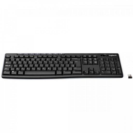 Teclado Sem Fio LOGITECH K270 Preto