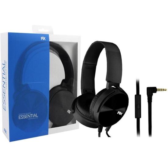 Fone de Ouvido Pix Essential Flat Com Mic...