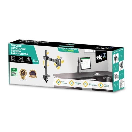 Suporte Para Monitor Articulado de Mesa 1...