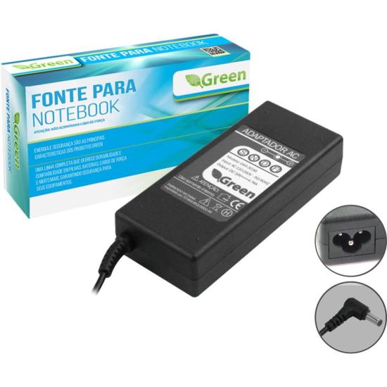 Fonte Para Notebook 19V 3,42A Bivolt 5,5X...