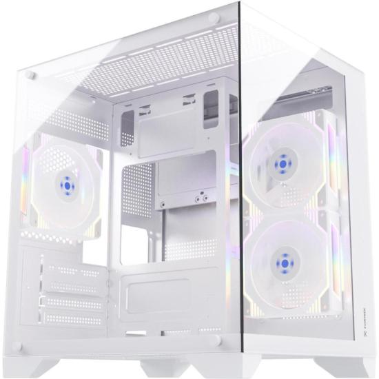 Gabinete Gamer Fortrek Clarity Branco Lat...