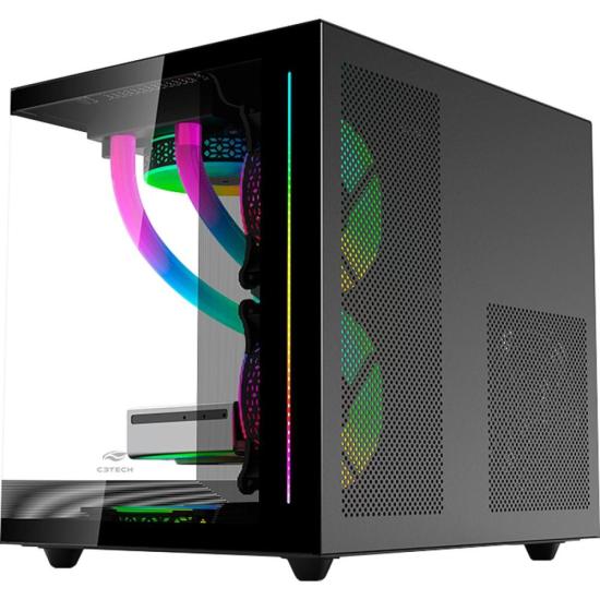 Gabinete Gamer C3Tech Aquarius MT-G810 Se...