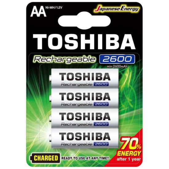 Pilha Recarregável AA 1,2v 2600mAh TNH6GA...