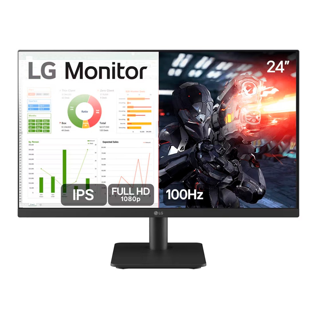 Monitor LG Gamer 24 100Hz 5ms Full HD - 2...