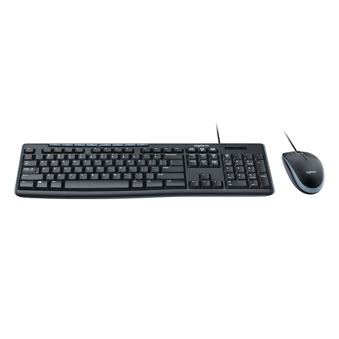 Kit Teclado e Mouse Logitech MK200 Cinza ...
