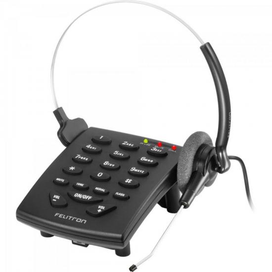 Telefone Headset Stile S8010 Black C Feli...