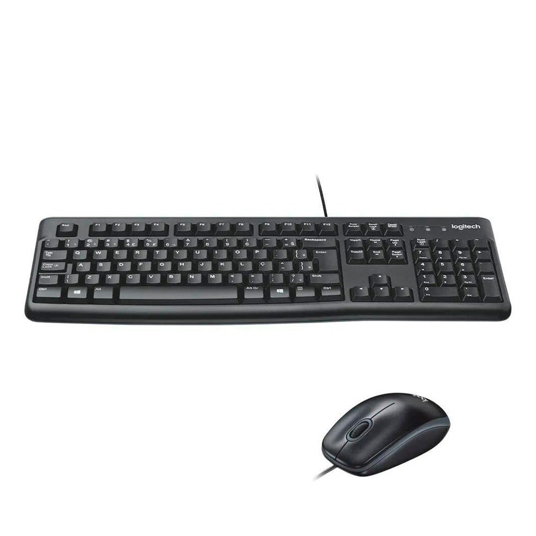 Kit Teclado e Mouse Logitech MK120 Preto ...