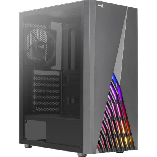 Gabinete Gamer Aerocool Delta Preto RGB L...