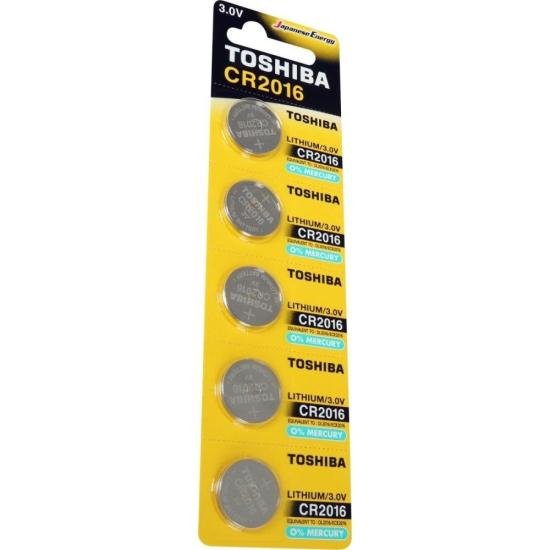 Pilha Moeda Lithium 3V CR2016 (C/5 Pilhas...