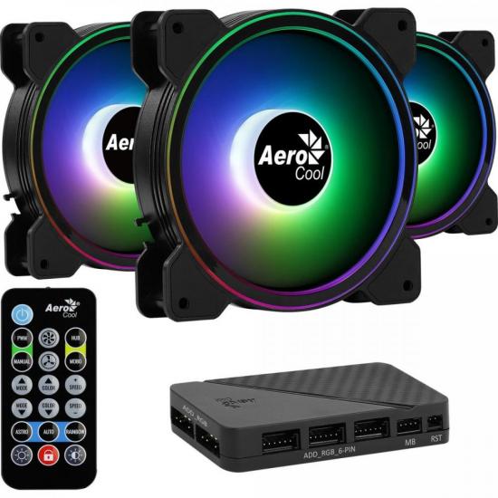 Kit 3 Coolers Aerocool Saturn 12 Pro ARGB...