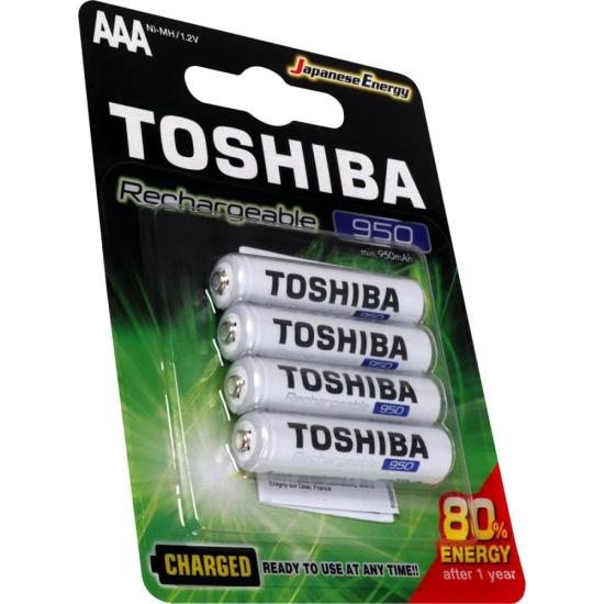 Pilha Recarregável AAA 1,2V 950mAh TNH03G...