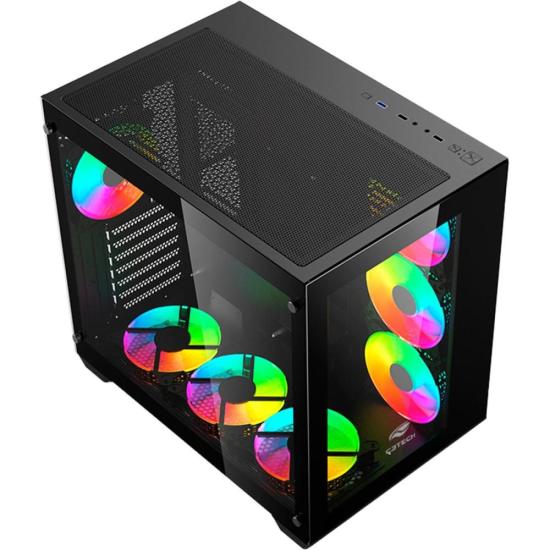 Gabinete Gamer C3Tech Aquarius MT-G910 Se...