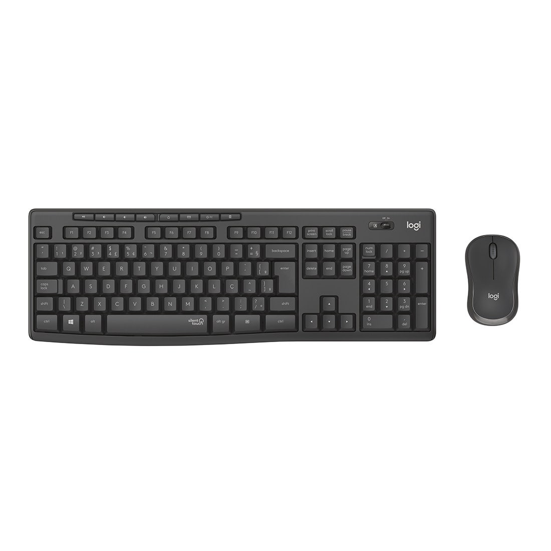 Kit Teclado e Mouse Logitech MK295 Preto ...