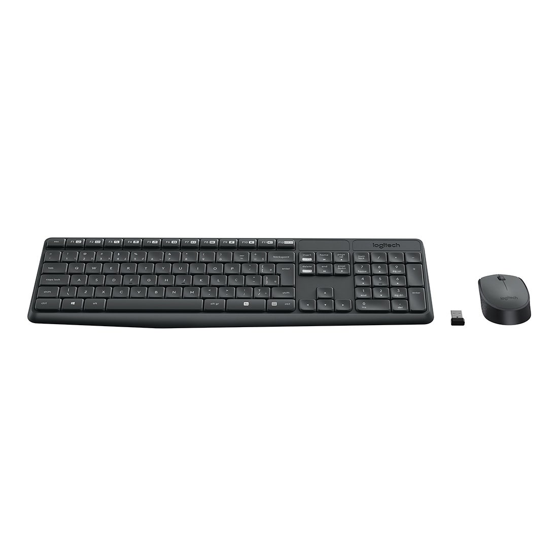 Kit Teclado e Mouse Logitech MK235 Preto ...