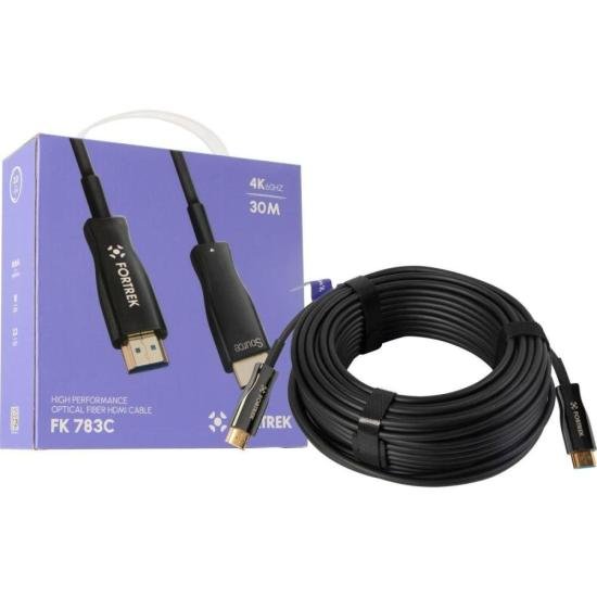Cabo HDMI Fibra Óptica 4k FK 783C 30m For...
