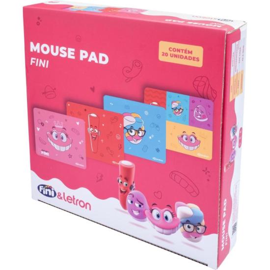 Mouse Pad Slim Letron Fini (Caixa C/20 Un...