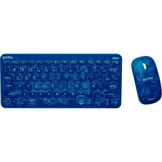 Kit Teclado e Mouse Sem Fio Letron Harry ...