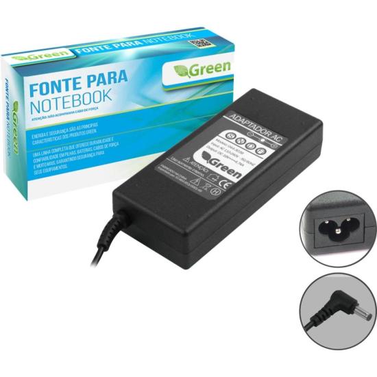 Fonte Para Notebook 19V 4,74A Bivolt 5,5X...