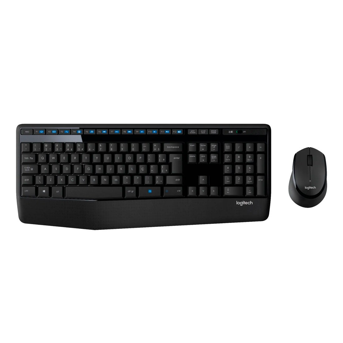 Kit Teclado e Mouse Logitech MK345 Preto ...
