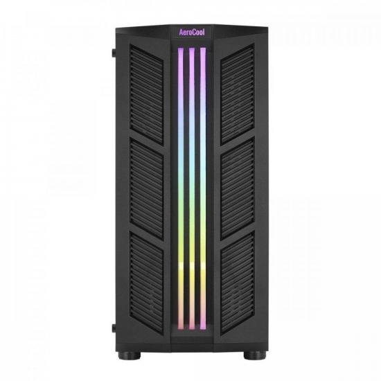 Gabinete Gamer Aerocool Prime Preto RGB L...