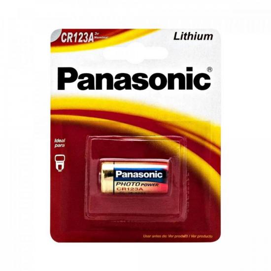 Bateria Lithium 3V Photo CR123A PANASONIC...